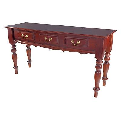 Reproduction Antique Style Large Servery or Side Table