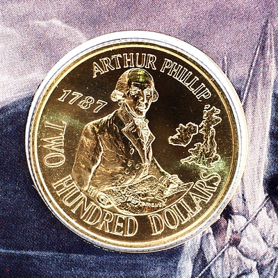 1987 Australia 22ct Gold Two Hundred Dollar Proof Coin