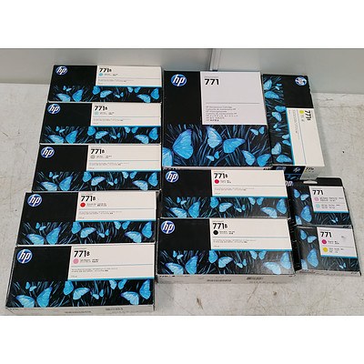 Bulk Lot Of Assorted New Design Jet 771 Printer Cartridges