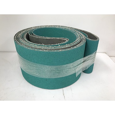 Siabite 2503 Ceramic Aluminum Oxide Abrasive Belts -Lot Of Four