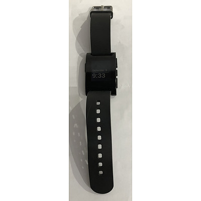 Pebble 301BL E-Paper Display Smart Watch