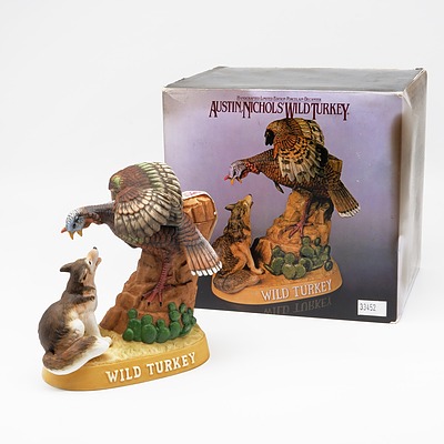 Limited Edition Austin, Nichol's Wild Turkey Decanter, 50ml, with Box