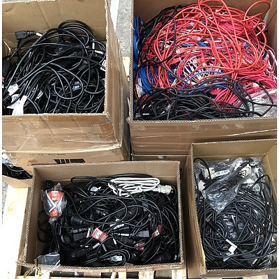 Bulk Lot of Assorted IT Cables