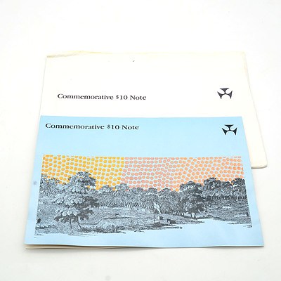 1988 Australian Bicentennial Commemorative $10 Note, AA09002415