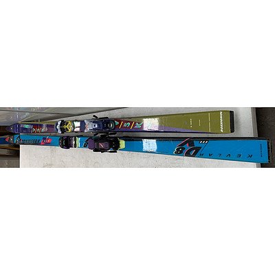 Sets Of Rossignol skis- Lot Of Two
