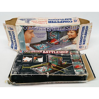Two Computer Battleship Board Games