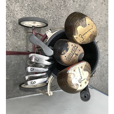 Golf Set With Bag and Buggy
