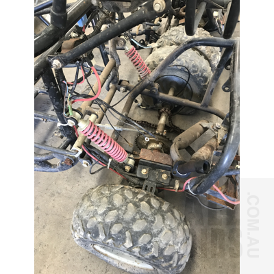 Off-Road Go Kart Frames -Lot Of Two, For Parts Or Repair Only