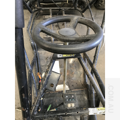 Off-Road Go Kart Frames -Lot Of Two, For Parts Or Repair Only