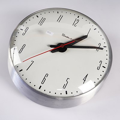 Large Vintage Simplex Electric Wall Clock