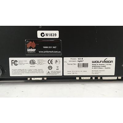 WolfVision VZ-8Light Image Visualizer