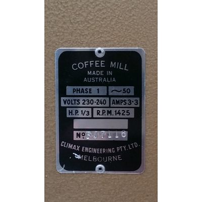 Coffee Mill Climax Commercial Coffee Grinder