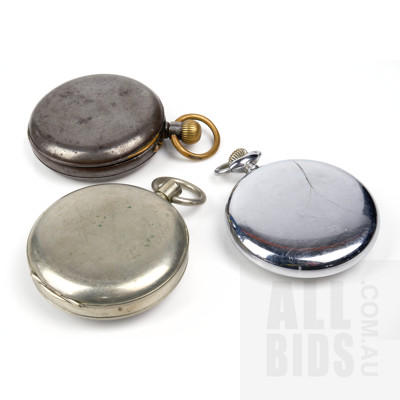 Two Vintage  Swiss Moeris Pocket Watches, One with The Capital Lever Moore Bros Queanbeyan Marked to Dial, with Swiss Felicia Deluxe Pocket Watch