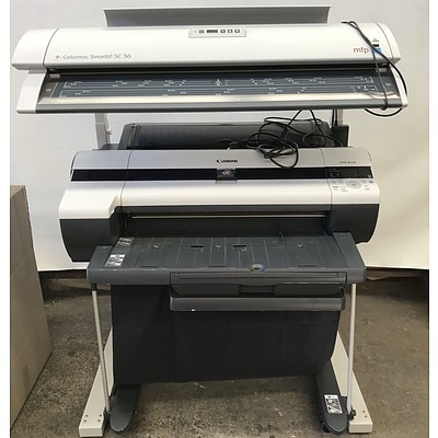 Canon iPF610 A1 Inkjet Printer with ColorTrac Smartlf SC36 Scanner