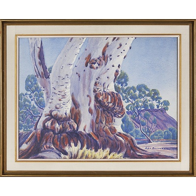 Rex Battarbee (1893-1969), Ghost Gum 1959, Watercolour on Paper