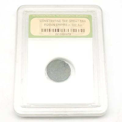 Sealed Roman Empire Coin