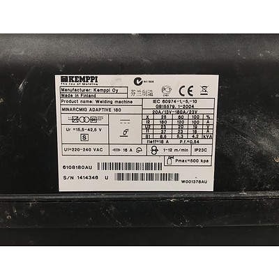 Kemppi MinarcMig Adaptive 180 Mig Welder