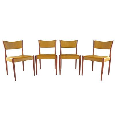 Four Parker Tasmanian Blackwood Dining Chairs (4)