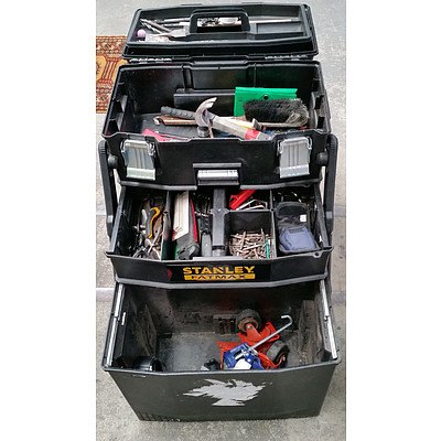 Stanley Fat Max Wheeled Tool Box With Tools