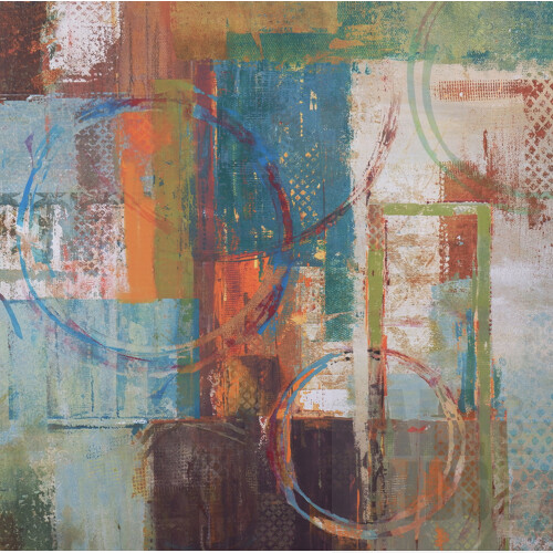 Three Patterned Canvas Prints, Each 80 x 80 cm (3)