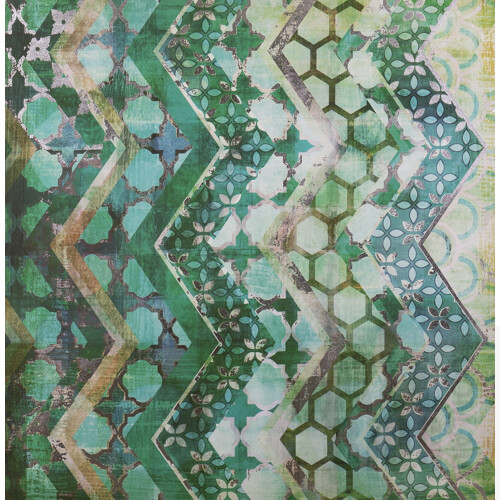 Three Patterned Canvas Prints, Each 80 x 80 cm (3)