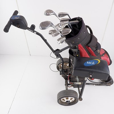 14 Piece Golf Club Set with Concord Bag and Laser Electric Buggy