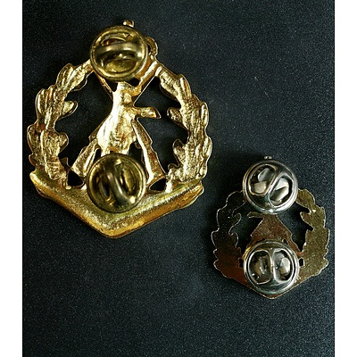 Royal Australian Regiment Skippy Hat and Collar badge