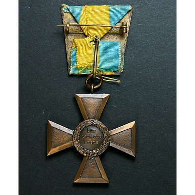 1909-1918 War Veterans Decoration of Saxont-Weimar-Eisenach