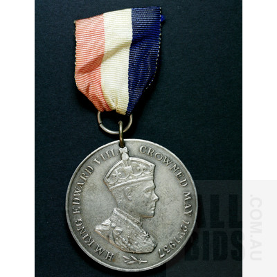 1937 Coronation Medal for Edward VII - Abdicated King