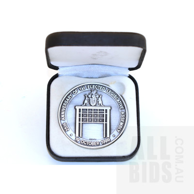 1999 Northern Territory 25th Anniv of 1st Elected Legislative Assembly Medal