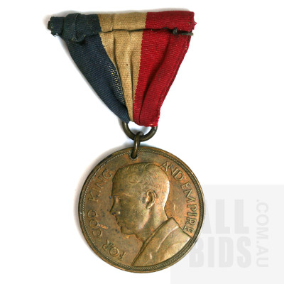 Circa 1935 Empire Day Medal - King George VI