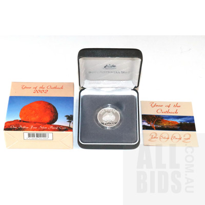 2002 $1 Silver Proof Coin - Year of the Outback