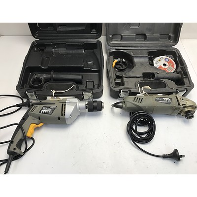 Rockwell Electric Angle Grinder and Drill