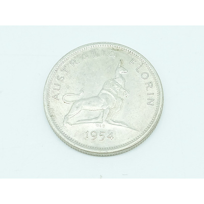 Australian 1954 Royal Visit Commemorative Florin