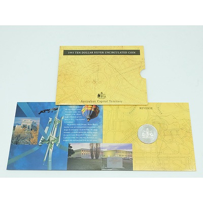 1993 RAM $10 Coin Australian Uncirculated Ten Dollar Coin