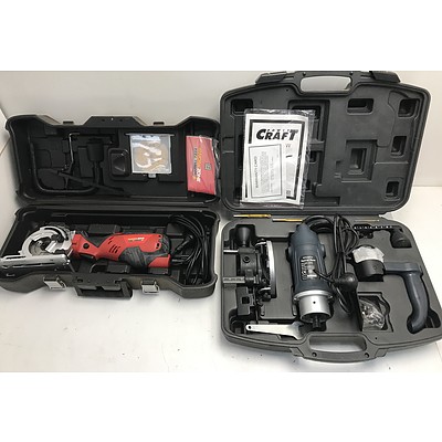 Power Craft Spiral Saw and Workzone Mini Plunge Saw