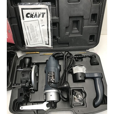 Power Craft Spiral Saw and Workzone Mini Plunge Saw
