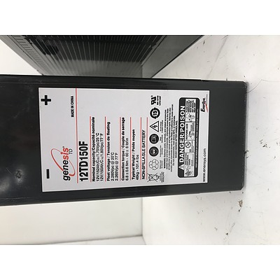 Genesis 12V Batteries -Lot Of Two