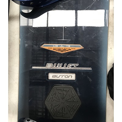 Burton Bullet Snowboard With Bindings and Case