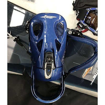 Burton Bullet Snowboard With Bindings and Case