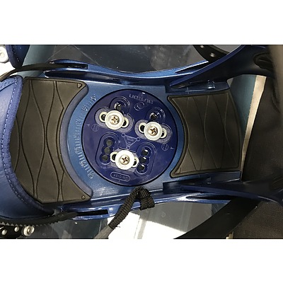 Burton Bullet Snowboard With Bindings and Case