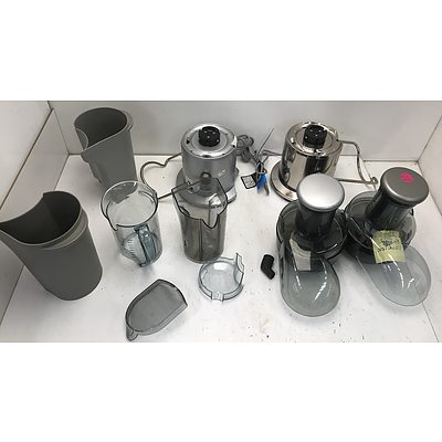 Breville Juice Fountain Juice Makers With Accessories -Lot Of Two