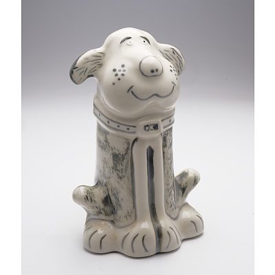 Ettamogah Pub Port in Stoneware Dog Decanter