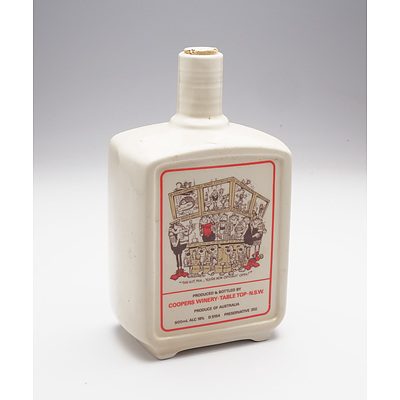 Ettamogah Pub Port in Stoneware Decanter - Easter 1987