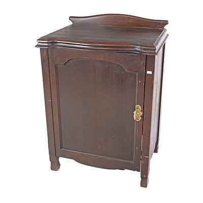 Vintage New Century Ace Treadle Sewing Machine in Walnut Cabinet