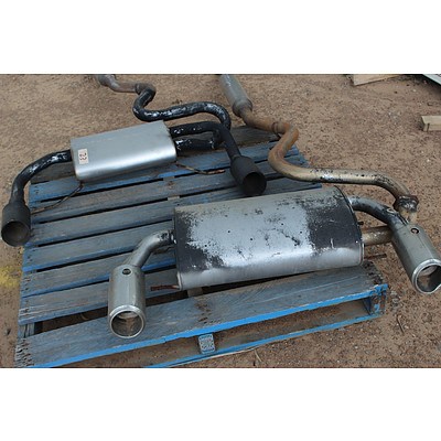 2.5 Inch VW Exhaust Systems x 2