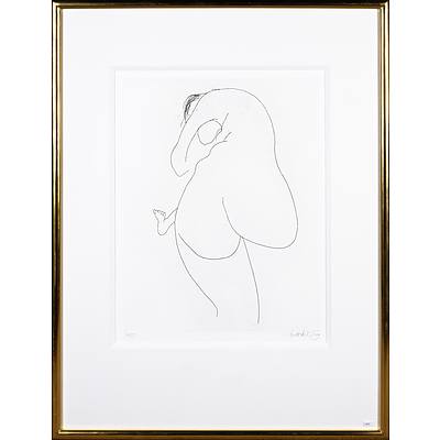 Brett Whiteley (1939-1992), Back View 1975, Etching