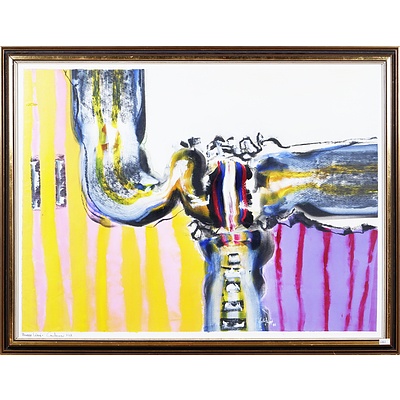 Thomas Gleghorn (born 1925), Mugga Way, Canberra 1968, Oil and Gouache on Paper