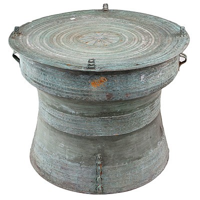 Shan States Bronze Rain Drum