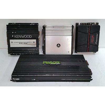 Lot Of 4 Car Amplifiers